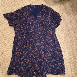 Madewell blue floral dress. Size 20.